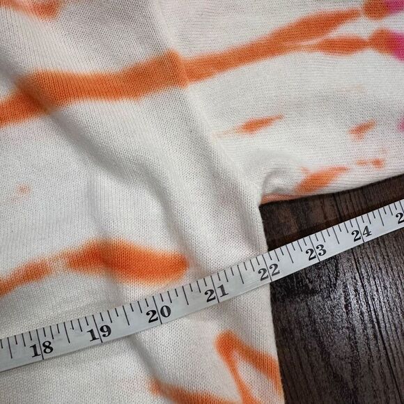 RD Style Women's Tie Dye V-Neck Knit Cotton Pullover Sweater Multicolor Small - Picture 6 of 12